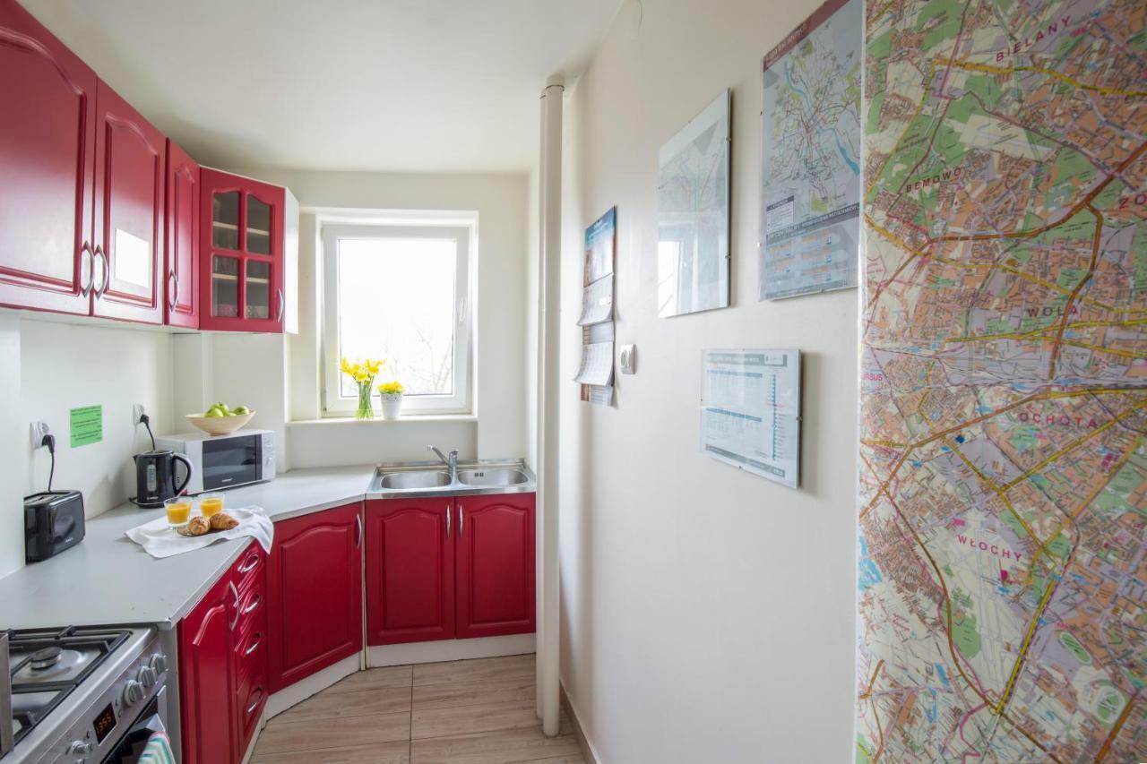 Rent0nline Niepodleglosci Rooms Metro Warschau Exterior foto